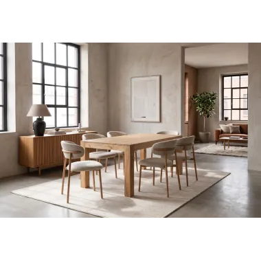 Invicta Stół drewniany MAKASSAR fix mango 160 x 76 x 90cm / 48651