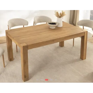 Invicta Stół drewniany MAKASSAR fix mango 160 x 76 x 90cm / 48651