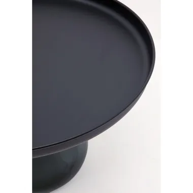 Kare Stolik BOTTIGLIA BLACK SMOKE czarny dymiony Ø 60 x 43cm / 87470