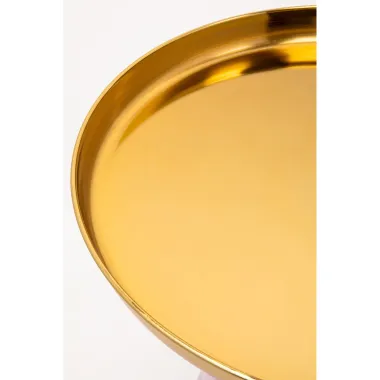 Kare Stolik BOTTIGLIA GOLD PURPLE  Ø 50 x 52cm / 71853