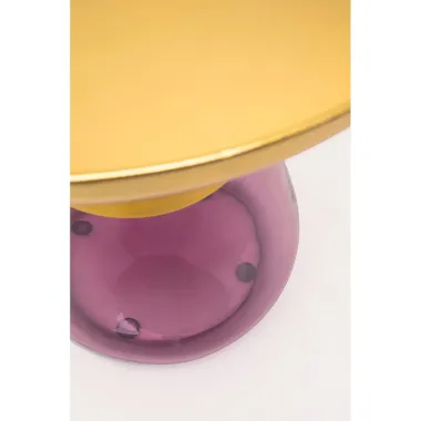 Kare Stolik BOTTIGLIA GOLD PURPLE  Ø 50 x 52cm / 71853