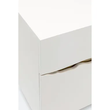 Kare Komoda CREPA biała ze złotymi zdobieniami MDF 180 x 75 x 40cm / 71900