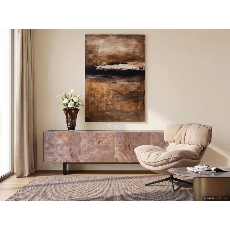 Kare Szafka TV FERNANDO ceramiczne fronty 4 drzwiowa 180 x 55 x 42cm / 71891