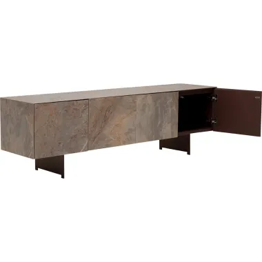 Kare Szafka TV FERNANDO ceramiczne fronty 4 drzwiowa 180 x 55 x 42cm / 71891