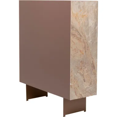 Kare Komoda Barek FERNANDO ceramiczne fronty 4 drzwiowa 115 x 142 x 42cm / 71892