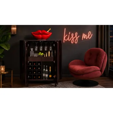 Kare Komoda BLACK CHERRY płyta MDF 180 x 80 x 47cm / 71907