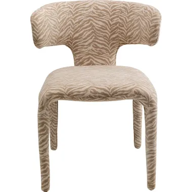 Kare Krzesło tapicerowane TOBI Tiger beige 58 x 77 x 57cm / 72040