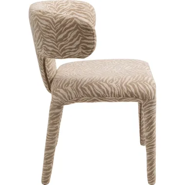 Kare Krzesło tapicerowane TOBI Tiger beige 58 x 77 x 57cm / 72040