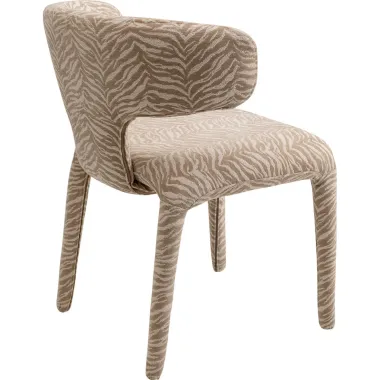 Kare Krzesło tapicerowane TOBI Tiger beige 58 x 77 x 57cm / 72040