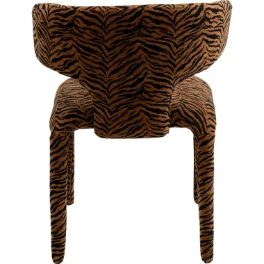 Kare Krzesło tapicerowane TOBI Tiger brown 58 x 77 x 57cm / 72041