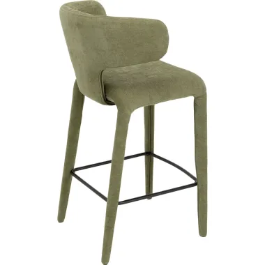 Kare Krzesło barowe TOBI zielone 57 x 102 x 56cm / 71950
