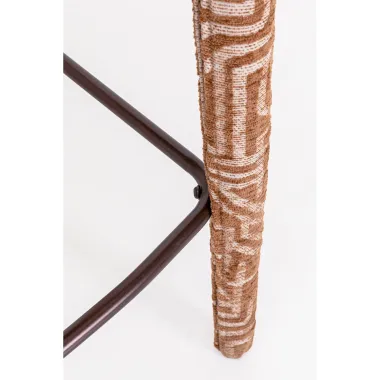 Kare Krzesło barowe TOBI maze brown 57 x 102 x 56cm / 71949