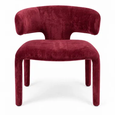 Kare Fotel tapicerowany TOBI cherry 71 x 67 x 65cm / 72067
