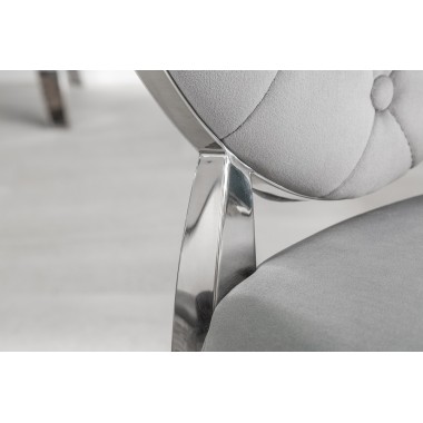 Krzesło Modern Brock oparcie okrągłe białe