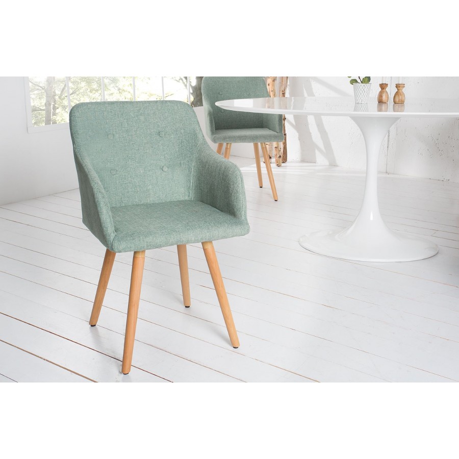 Krzesło Scandinavia zielony / 36827