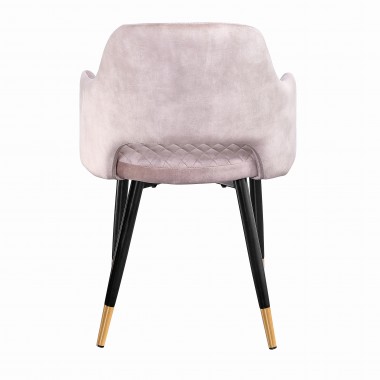 Krzesło Paris Velvet brudny róż / 40572