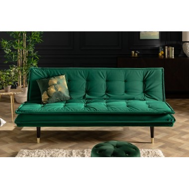 Sofa rozkładana Magnifique 184 cm szmaragdowozielona / 40029