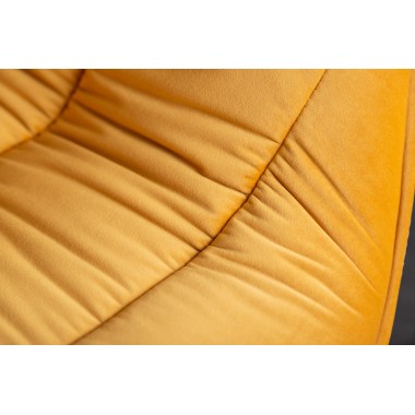 Krzesło DUTCH COMFORT musztardowo-żółtego aksamit/ 40008