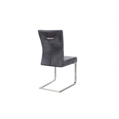 Krzesło na płozie Samson szare / 35768