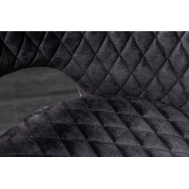 Krzesło Paris Velvet szare/ 40571
