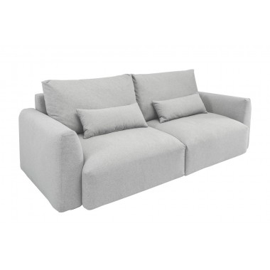 Sofa Hamptons 3 osobowa 240cm tkanina szara / 40563