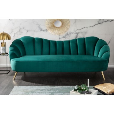 Sofa ARIELLE 220cm turkusowy aksamit / 40752