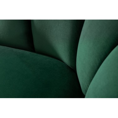Sofa ARIELLE 220cm aksamit butelkowa zieleń / 40749