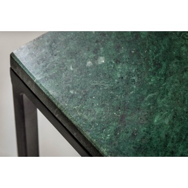 Stolik kawowy Elements 50 cm marmur zielony / 40114