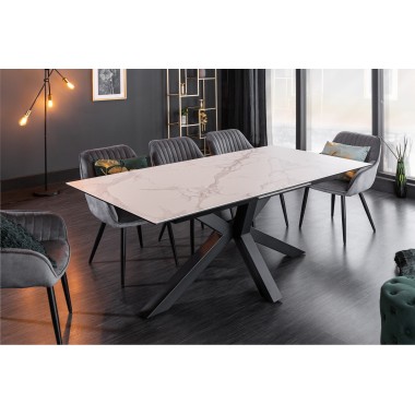 Stół ETERNITY rozkładany 180 cm beton ceramiczny Mamor-Optik / 41218