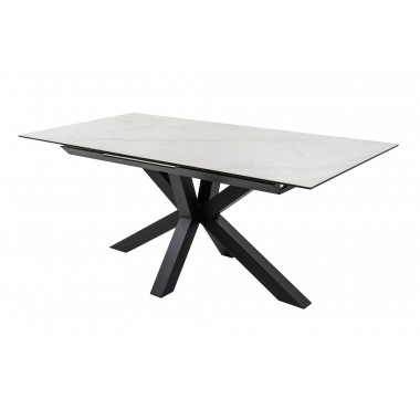 Stół ETERNITY rozkładany 180 cm beton ceramiczny Mamor-Optik / 41218