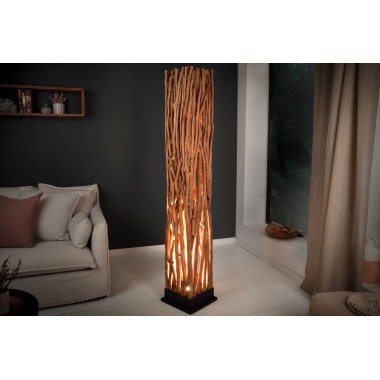 Lampa podłogowa Nature Art 175cm Longan Wood / 40484