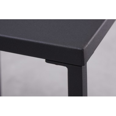 Stolik pomocniczy Dura Steel zestaw 2 szt. Czarnego metalu / 40859