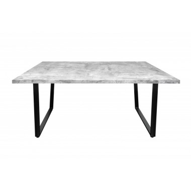 Stół do jadalni loft 160 cm wygląd betonu / 38956