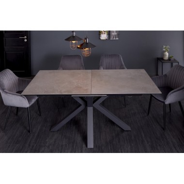 Stół do jadalni Eternity 180-225 cm wygląd ceramicznego betonu / 41091