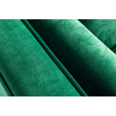 Elegancka Sofa COZY VELVET 225 szmaragdowo zielony aksamit / 39845