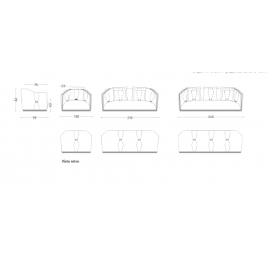 NEFRITE SOFA / EXENCE 2020