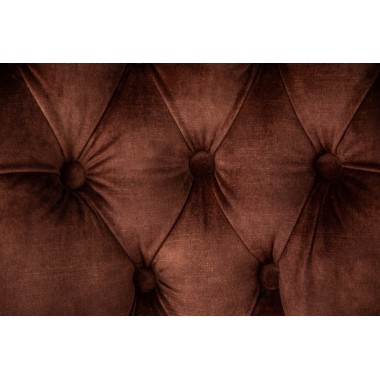 Krzesło Caslte brązowy aksamit Modern Barock / 41306