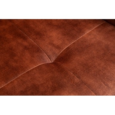 Krzesło Euphoria brązowy aksamitne obrotowe / 40262