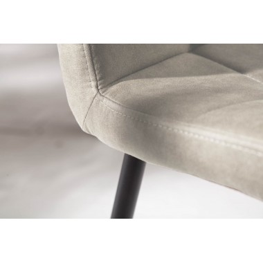 Krzesło Modena mikrofibra antyczna jasnoszary / 40690