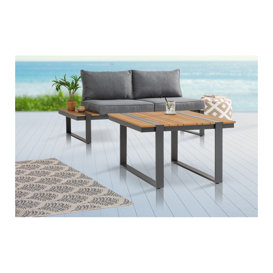 Stolik ogrodowy Tampa Lounge 78 cm Polywood naturalny / 40935