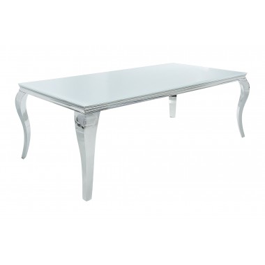 Stół Modern Barock 200 cm / Biały blat