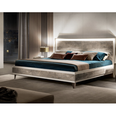 Włoskie łóżko King Size Wooden 224cm Ambra / Adora