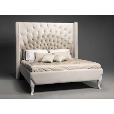 Włoskie łóżko tapicerowane OSKAR Rays 213cm / GV