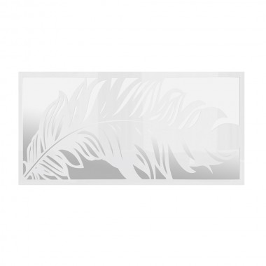 Lustro ażurowe Lumiere prostokątne białe 120cm