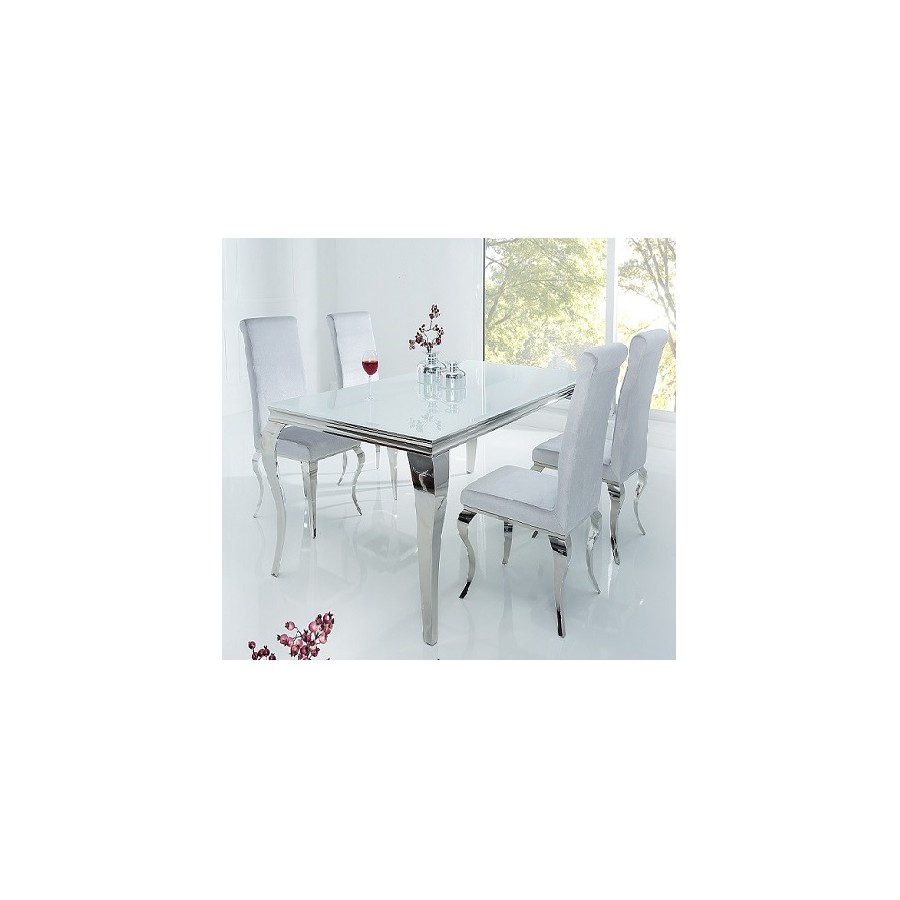 Stół Modern Barock 180 cm / Biały blat