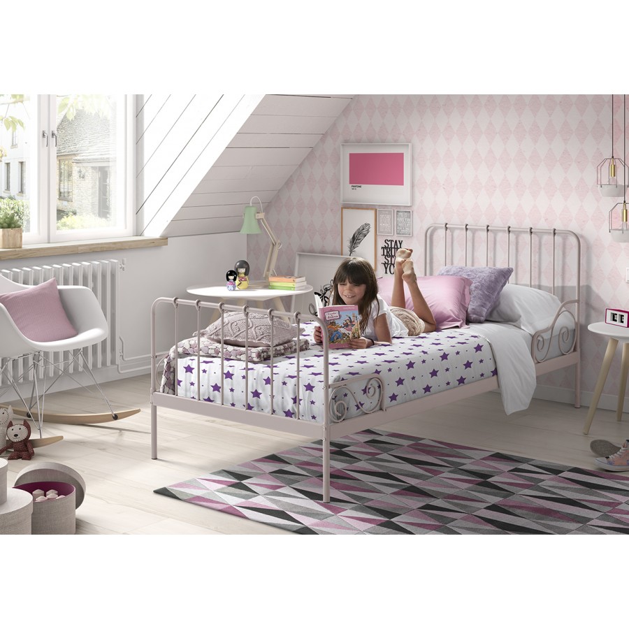 Łóżko dziecięce ALICE 90 x 200cm różowe