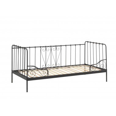 Łóżko dziecięce ALICE 90 x 200cm czarne