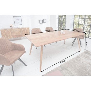 Invicta Stół Mystic living Akacja 160cm / 38418 dostępny na www.homeinspiration.com.pl