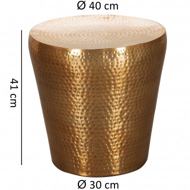 Wohnling stolik modern złoty 41cm / WL5.447