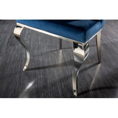 Krzesło Modern Barock Royal Blue aksamit / 41505
